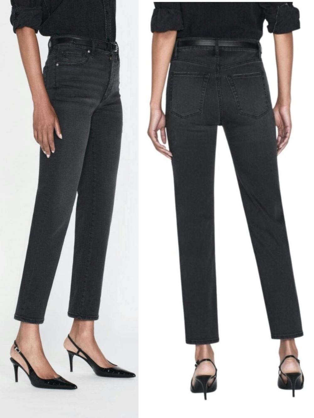 Frame Le Sleek Straight in Kerry Cotton Blend Size 27